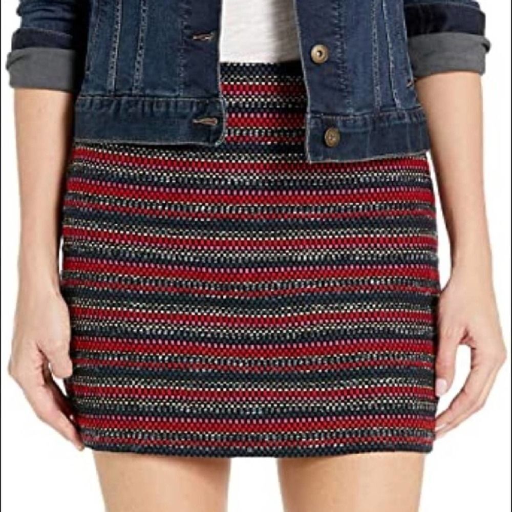 Trina Turk Rico Tweed Mutli-Color Mini Skirt